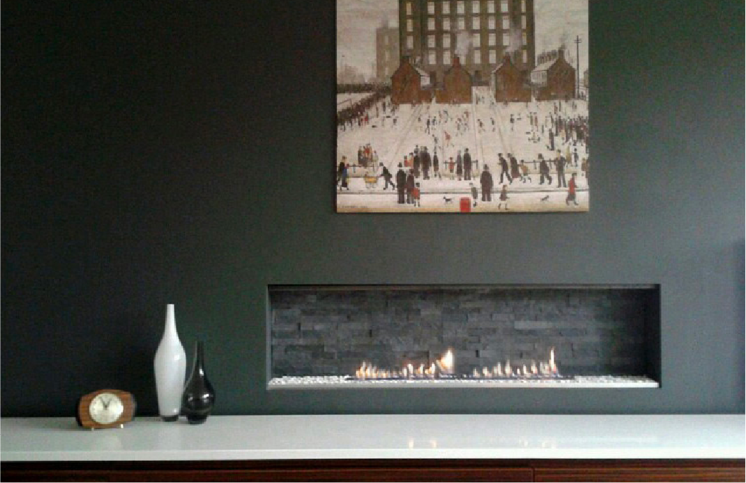 Steve Silvester Bioethanol Fireplace Building example. Final look.