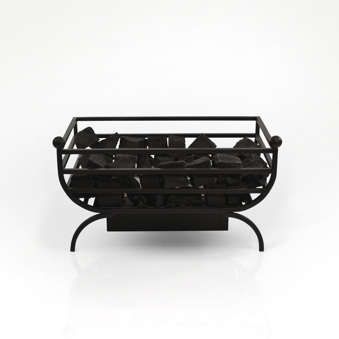 HERMES Bioethanol Grate with coals 