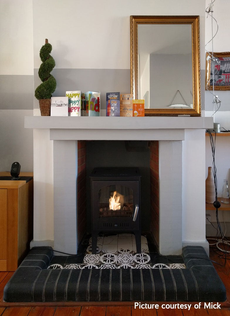 ABINGDON Black Bioethanol Stove