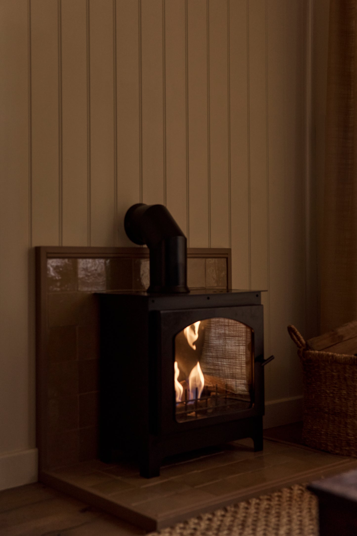 SLIMLINE Black Bioethanol Stove