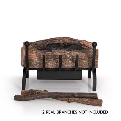 WILDWOOD Traditional Bioethanol Grate 2 real smaller branches are not included