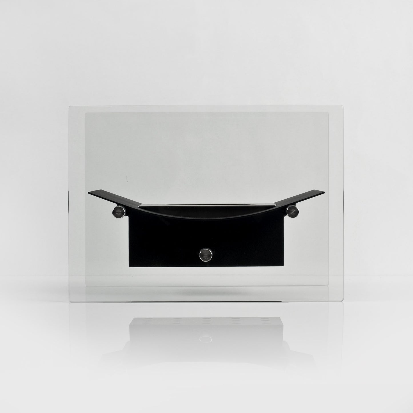 BOW Black Bioethanol Burner front view