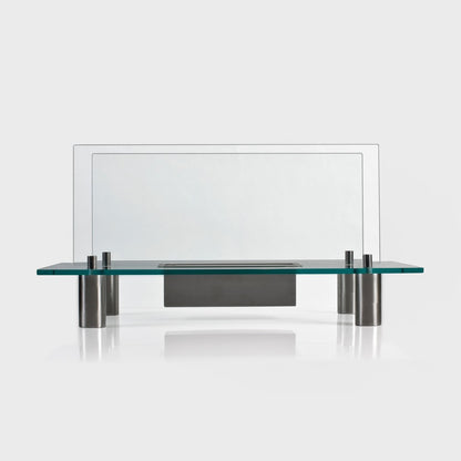 GRAVITY Bioethanol Glass Fire front view