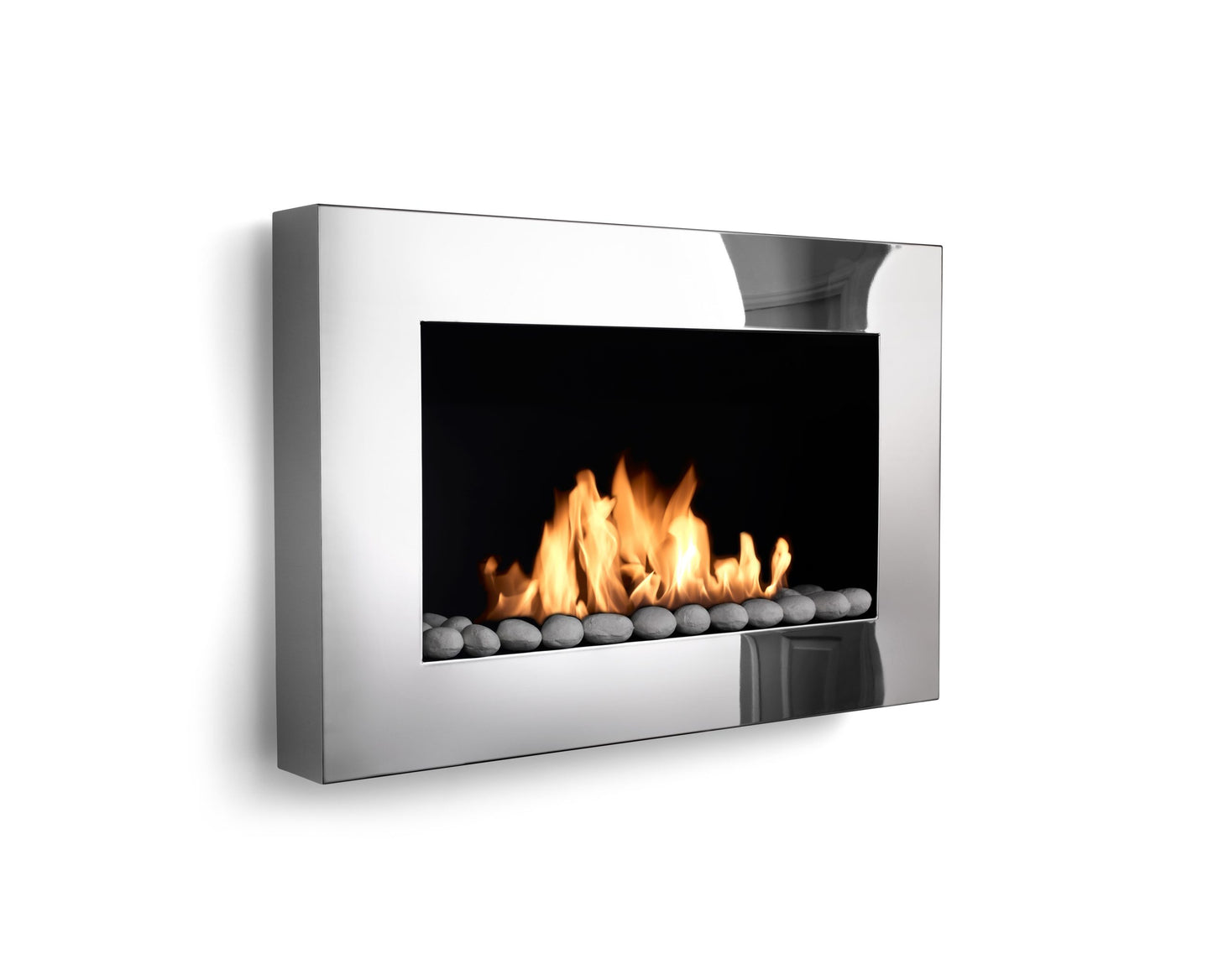 PHANTOM Mirrored Bioethanol Fireplace