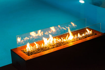 GALIO Outdoor Gas Linear Fireplace