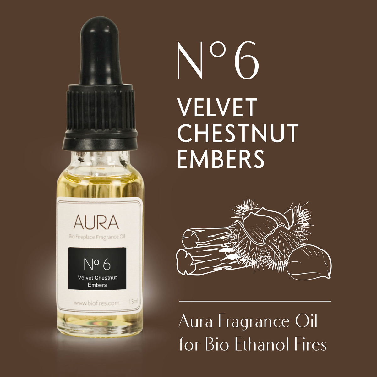 Aura No.6 – Velvet Chestnut Embers Fragrance Oil