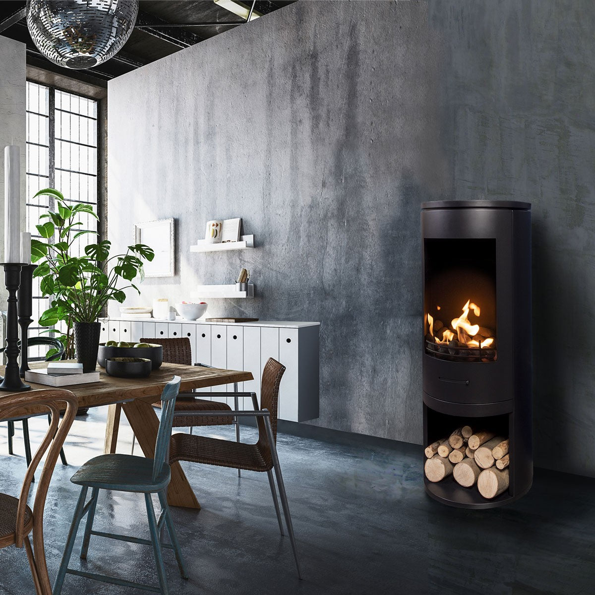 Cylinder hotsell wood stove