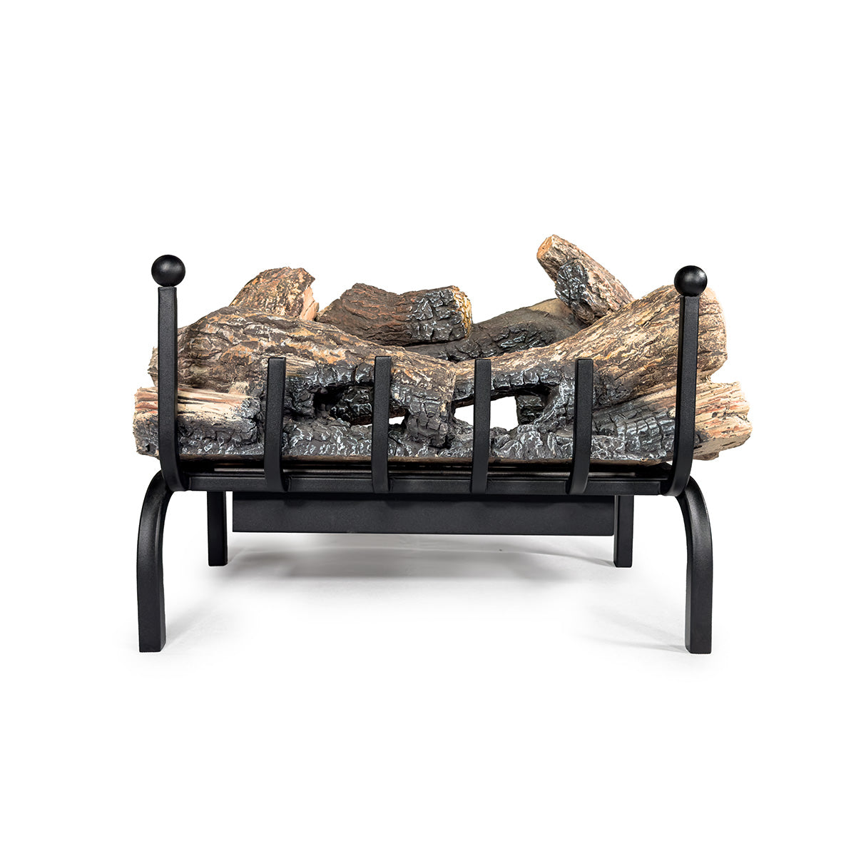 Aspen bioethanol grate with stunning authentic looking logs
