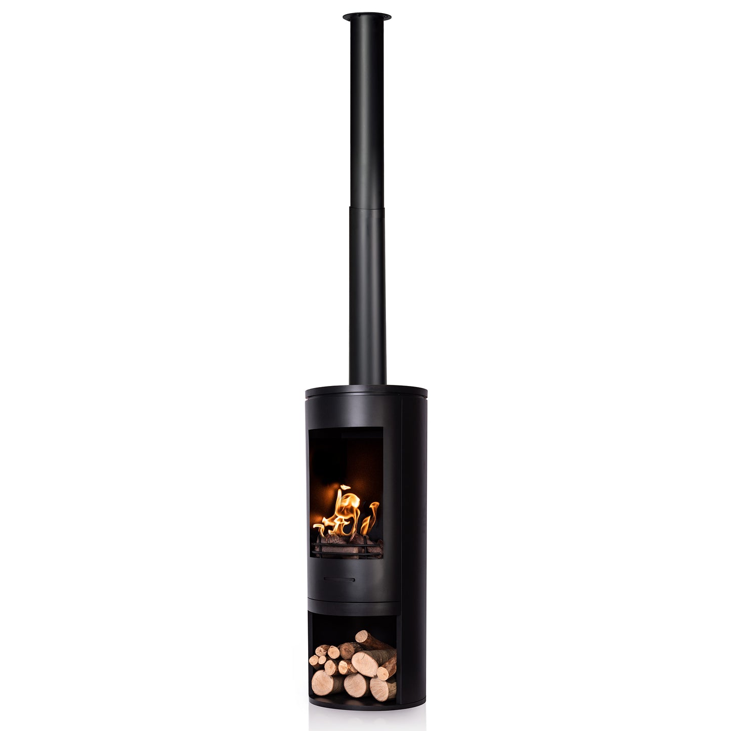 CYLINDER Black Modern XL Bioethanol Stove