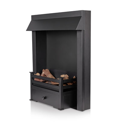 Large DIY Bioethanol Firebox for Electric Fireplaces