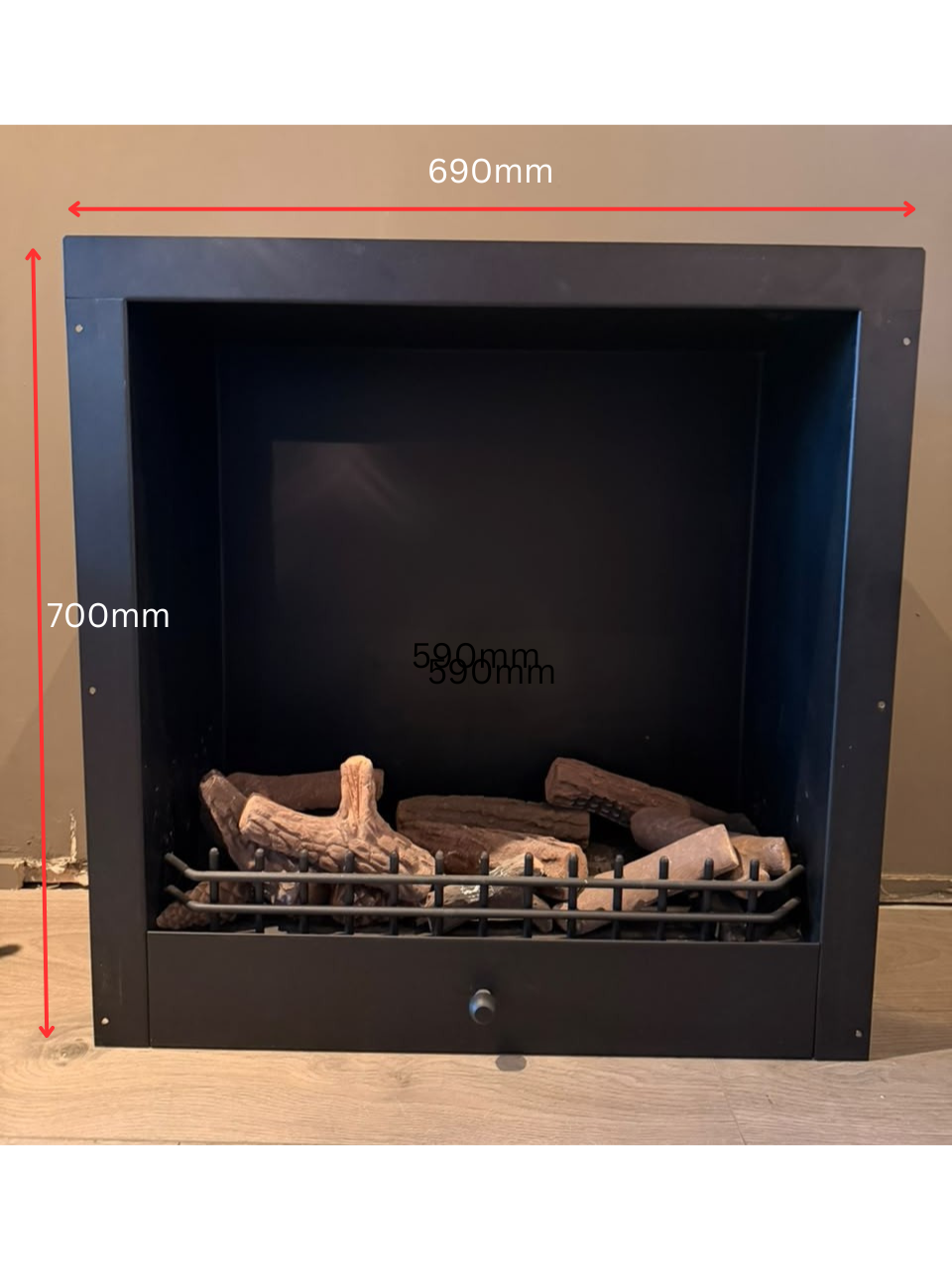 DIY Bioethanol Firebox Insert for Empty Mantelpieces (EX DISPLAY)