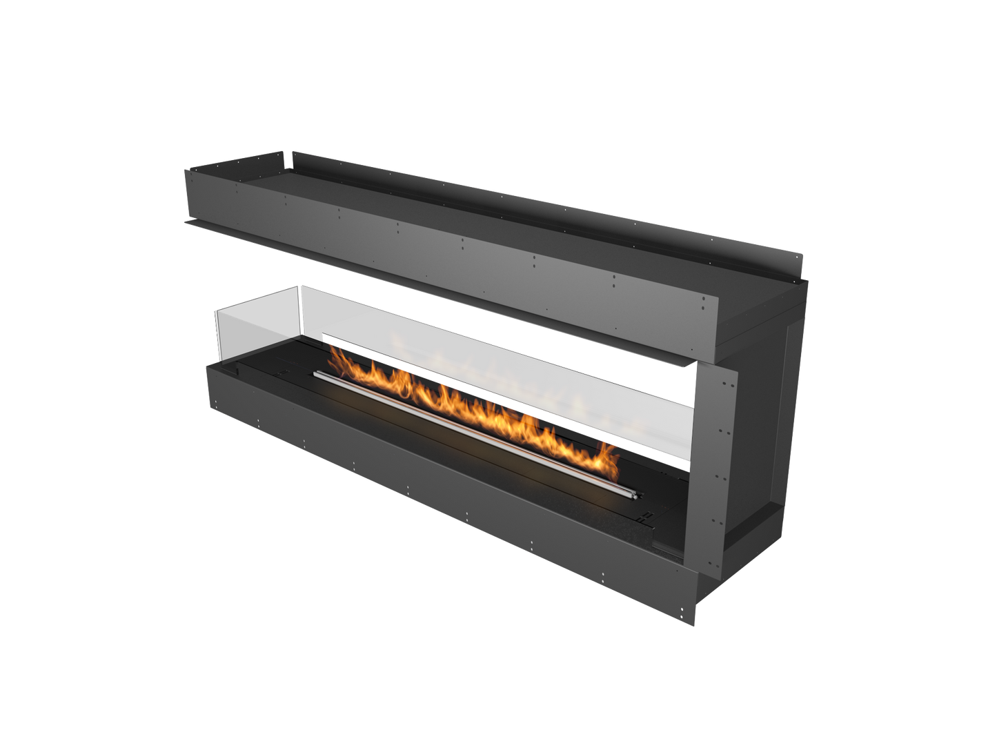 FORMA 1500mm Peninsula/Room divider casing with PRIME FIRE 1190