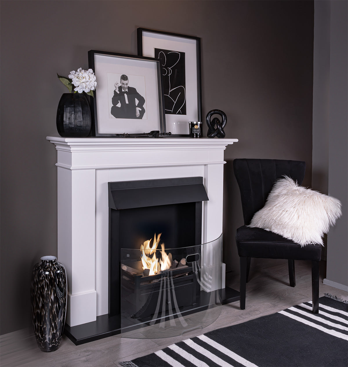 Hurlingham Traditional Bioethanol Fireplace