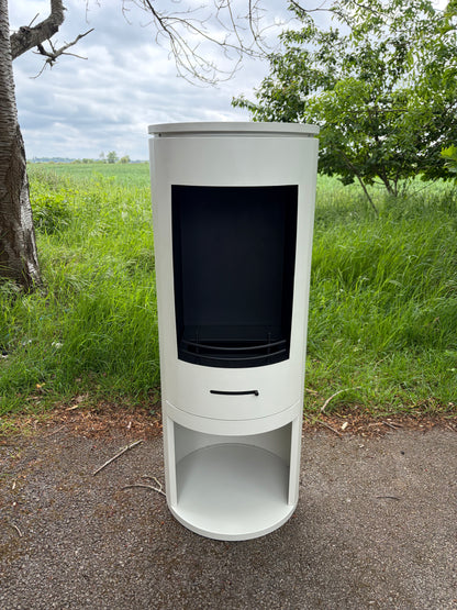 CYLINDER Light Pebble Modern XL Bioethanol Stove (EX DISPLAY)