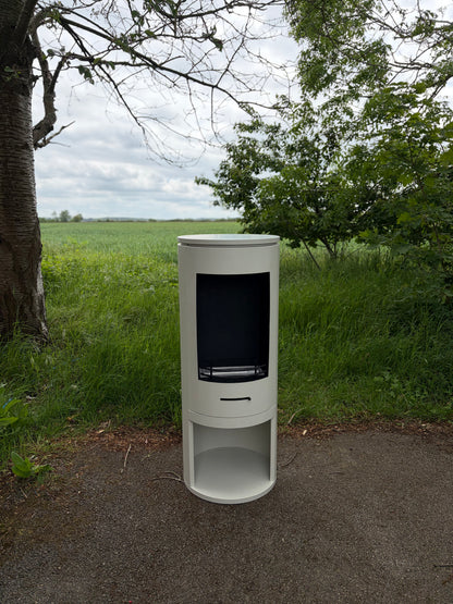 CYLINDER Light Pebble Modern XL Bioethanol Stove (EX DISPLAY)