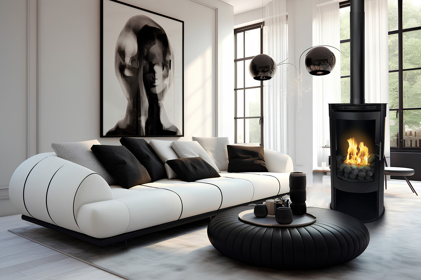 Adjustable Ceiling Stove Pipe