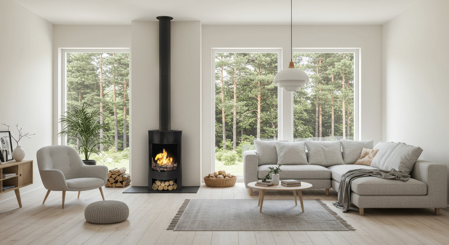 Adjustable Ceiling Stove Pipe