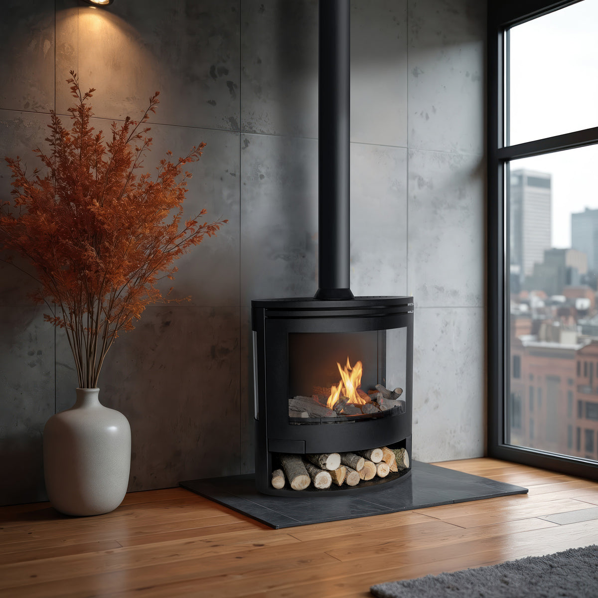 OVAL Bioethanol Stove