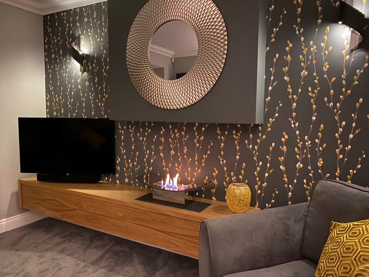 ZEN Bioethanol Mirrored Basket